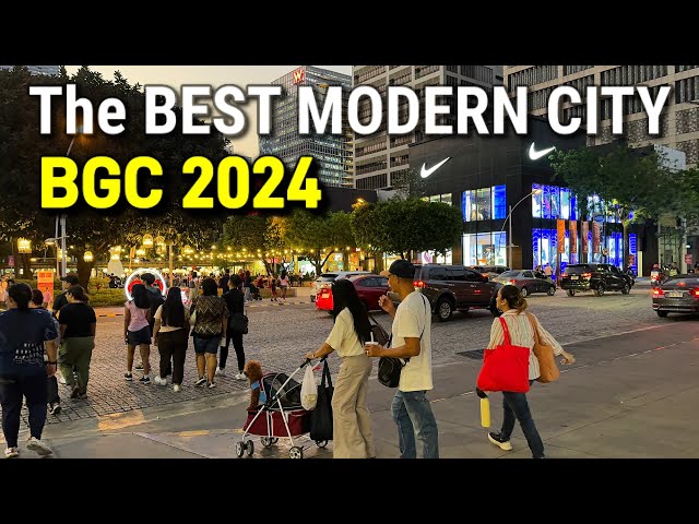 🇵🇭 4K | BGC Metro Manila | The Best Modern City in the World? | Philippines 2024 Walking Tour