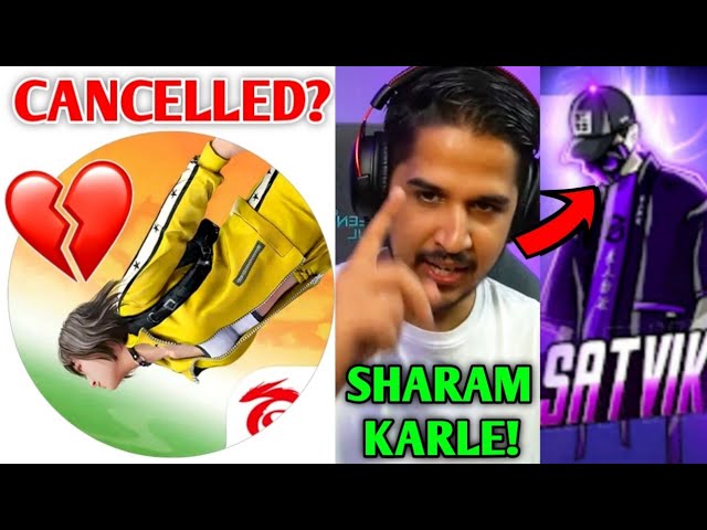Free Fire India NEVER COMING?! 💔| Desi Gamers VERY ANGRY on Satvik, Total Gaming