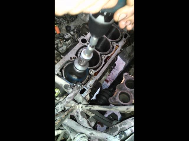 Car Motor Cylinder Cleaning Process! (motor failure)
