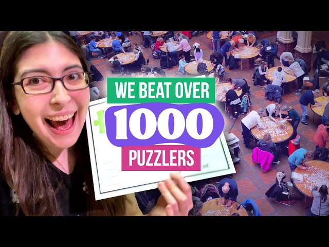I competed in the biggest jigsaw puzzle contest in the country 😳