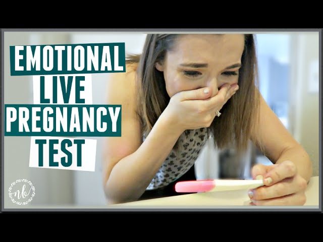 EMOTIONAL LIVE PREGNANCY TEST! | 8 DPO
