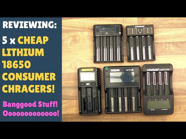 REVIEWING: 5 x Cheap Lithium Ion 18650 Battery Cell Charger Capacity | Li-Ion | Vape | Best | 2020