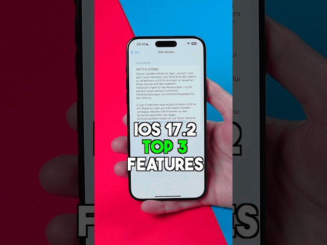 iOS 17.2 - Top 3 Features #shorts