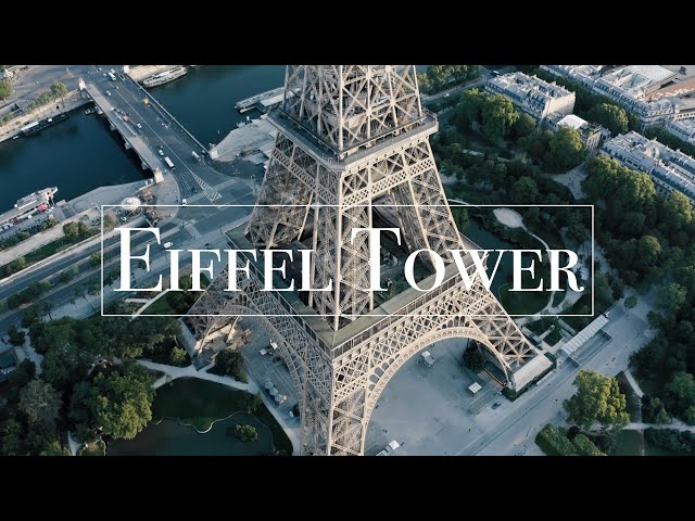 Eiffel Tower Drone 4k