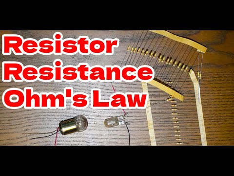 Resistors, Resistance and Ohm's Law! The easy way to get it right