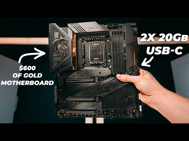 MSI Z690 ACE - $600 worth of 'GOLD', yet missing ONE THING! [Creator's Perspective]