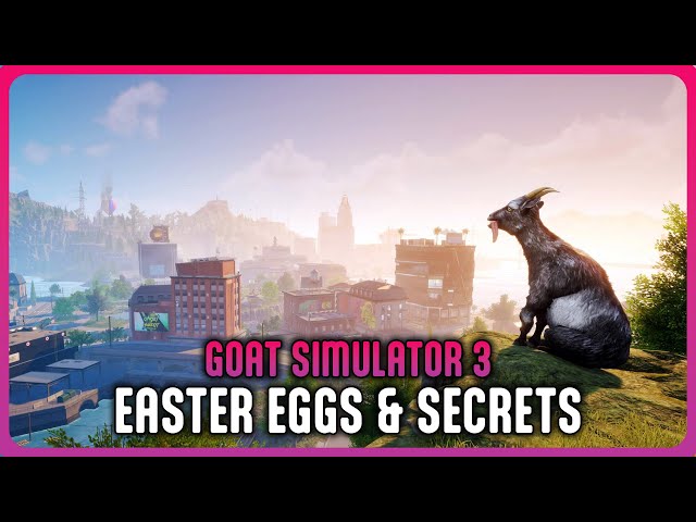 GOAT SIMULATOR 3 Easter Eggs, Secrets & Details
