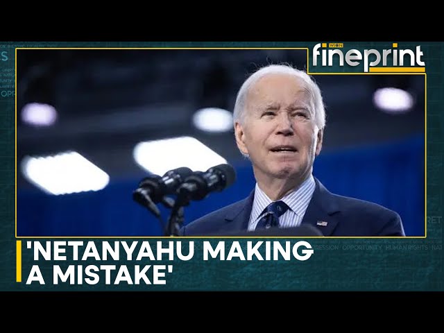 Israel-Hamas war: Netanyahu making a 'mistake': Joe Biden | WION Fineprint