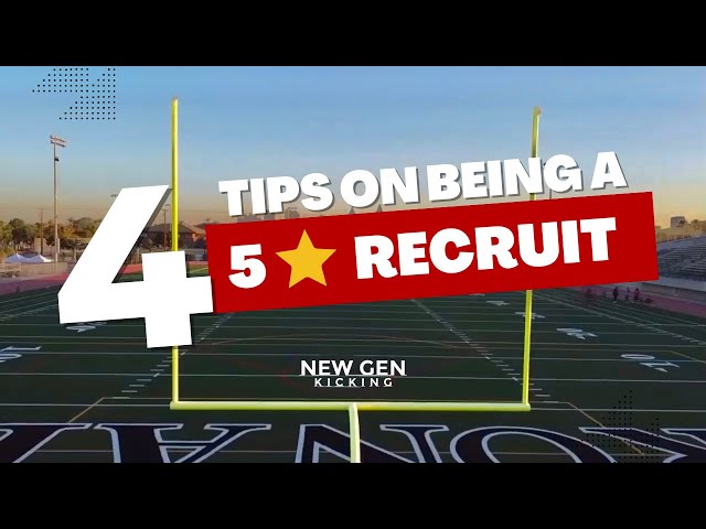 4 Tips on becoming a 5 STAR Kicker!