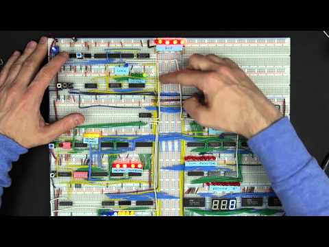 Bus architecture and how register transfers work - 8 bit register - Part 1