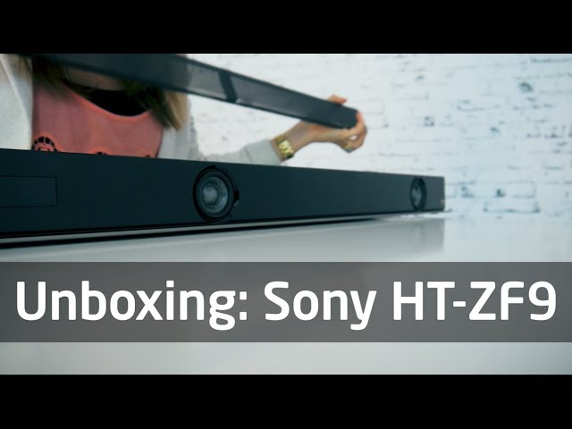 Unboxing: Sony Soundbar HT-ZF9