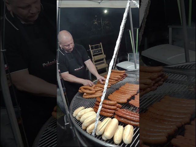 Big Sausages from Poland. "Kielbasa" and More Street Food