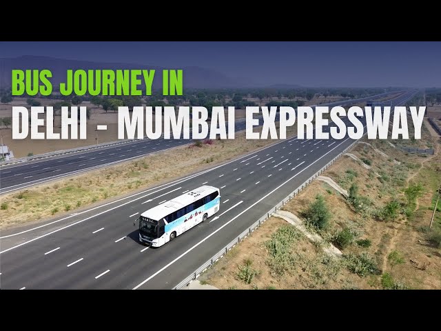 DELHI to JAIPUR via INDIA's BEST Highway | RSRTC LUXURY Scania | Delhi - Mumbai Expressway