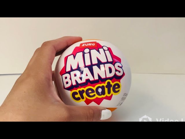 Mini Brands create unboxing