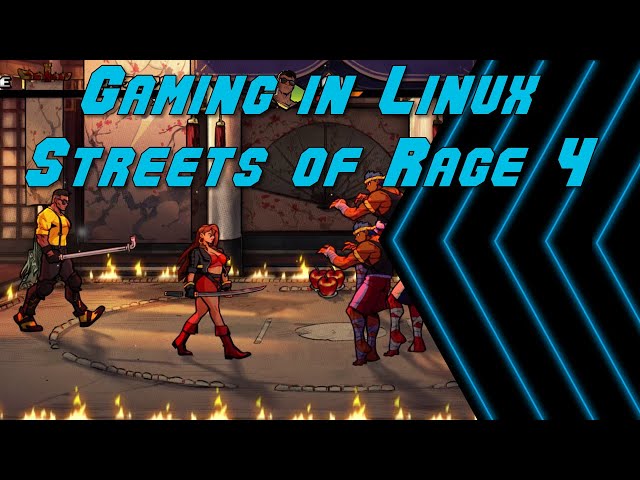 Gaming in Linux – Streets of Rage 4