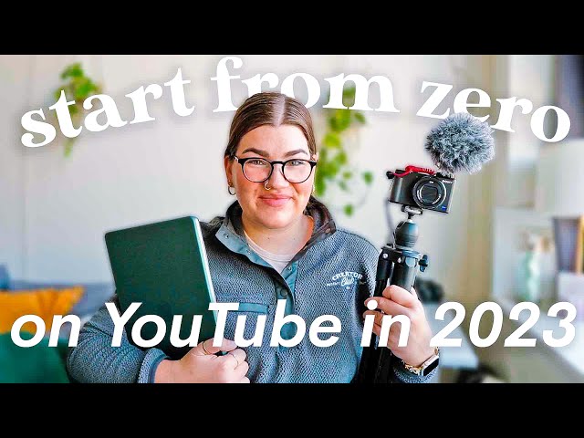 If I started a YouTube channel in 2023, I'd do this
