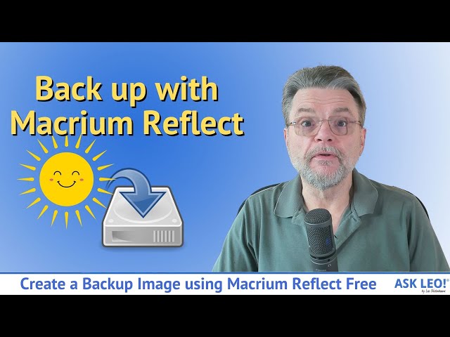How to Create an Image Backup