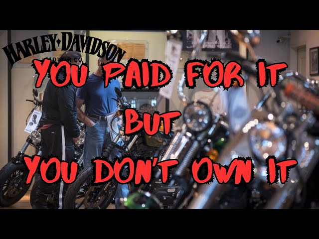 Pay to Play Harley Motorcycle Features are a Dangerous Precedent (You Already Own Them!)