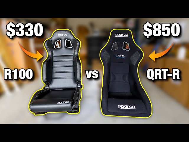 CHEAP VS EXPENSIVE SPARCO SEATS! (QRT-R vs R100)