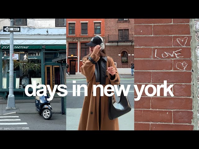 a weekend in New York: realistic work days & productivity