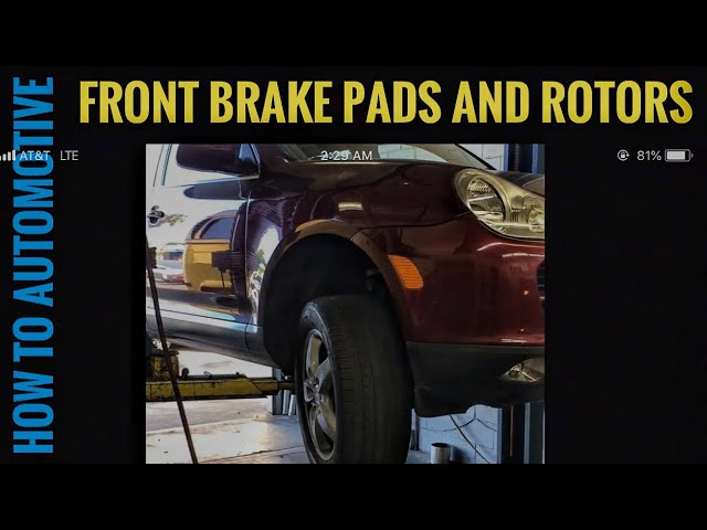 How to Replace Front Brake Pad Rotors and Sensors on a Porsche Cayenne S