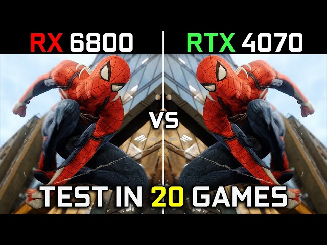 RX 6800 16GB vs RTX 4070 12GB | Test in 20 Games | Which One Is Better? 🤔 | 2023