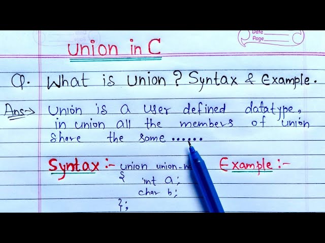 Union in c programming | union and stricture in c | union program in c language | Learn Coding