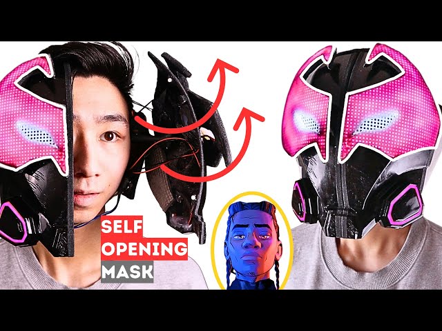 Miles Morales PROWLER Mask THAT OPENS! DIY Spider-Man: Across The Spider-Verse