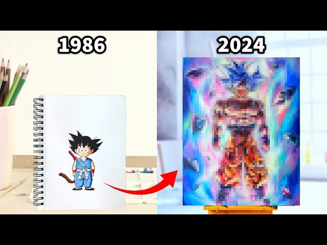 I painted Every Goku Transformation