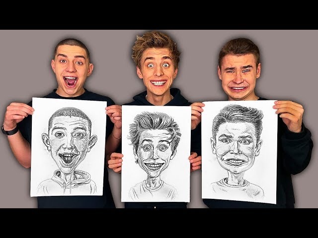WHO CAN DRAW A YOUTUBER BETTER CHALLENGE !