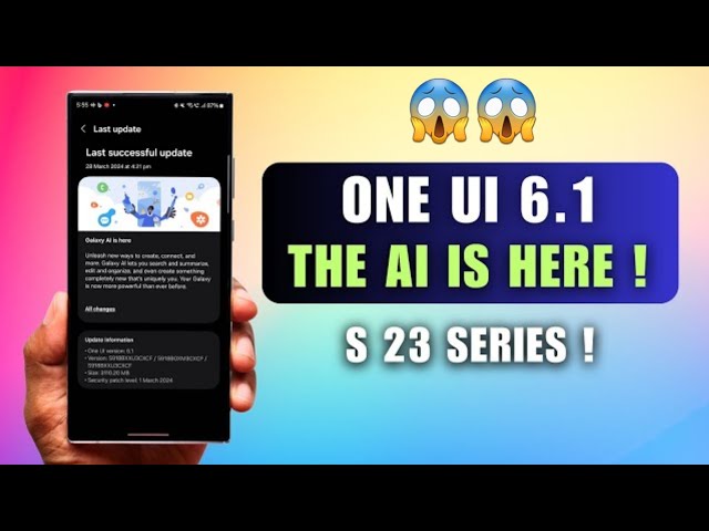 One UI 6.1 for Galaxy S 23 Series is Finally Here with New AI Features | Samsung S23 Series Price🔥