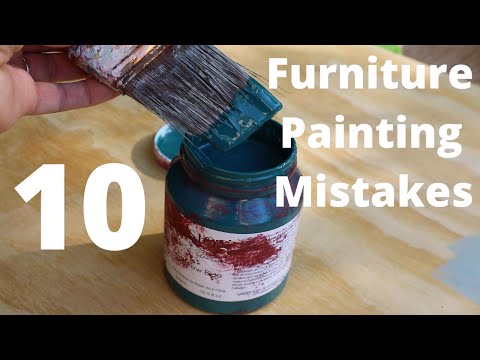 10 Biggest Furniture Painting Mistakes (and How to Avoid and Fix Them!) - Thrift Diving