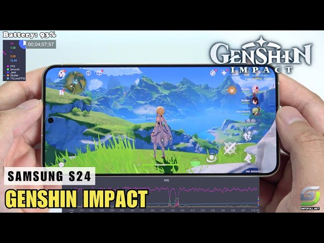 Samsung Galaxy S24 test game Genshin Impact Max Setting | Exynos 2400