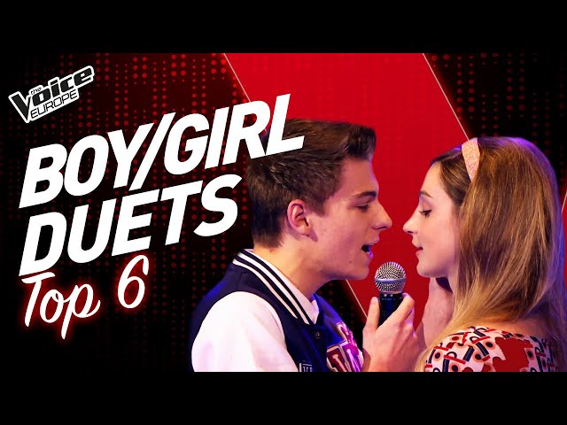 MOST ROMANTIC Boy/Girl Duets in The Voice! | TOP 6
