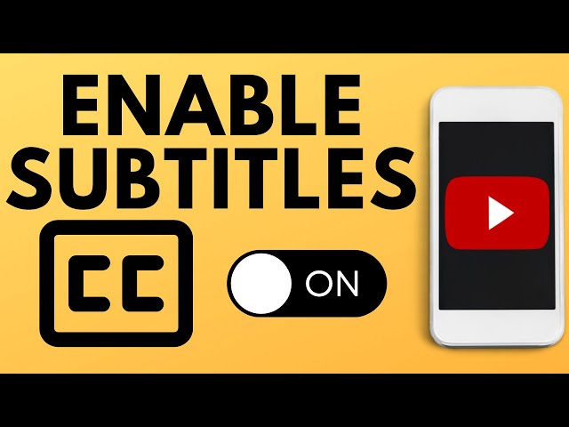 How to Enable Subtitles in YouTube App - iPhone & Android
