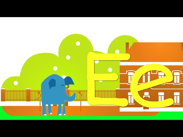Elizabeth the Elephant Letter E Poem: Alphabet Videos for Kids - FreeSchool Early Birds