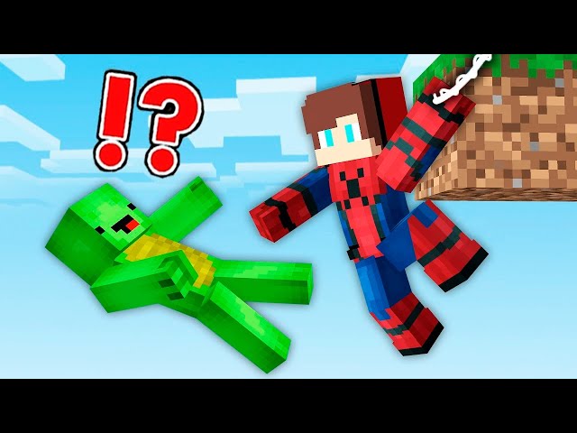 JJ Became SPIDERMAN and Saved Mikey in Minecraft Challenge Maizen