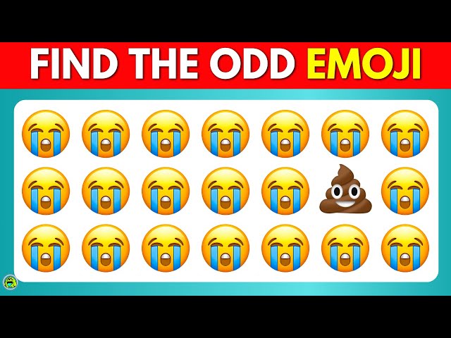 Find The Odd Emoji | Easy, Medium and Hard!!