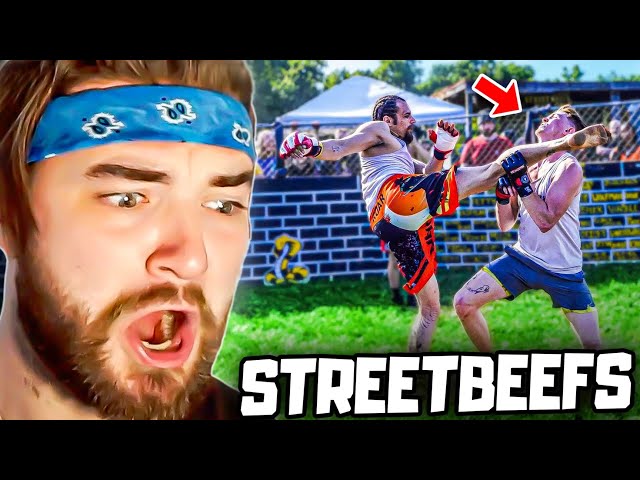KingWoolz Reacts to STREETBEEFS INSANE FIGHTS AGAIN!!