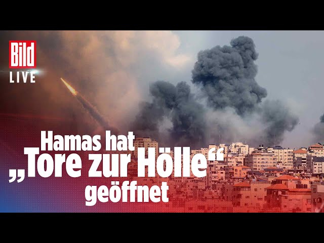 Hamas-Blutbad auf Israels Straßen: Netanjahu: „Wir sind im Krieg“ | BILD Live – Sondersendung