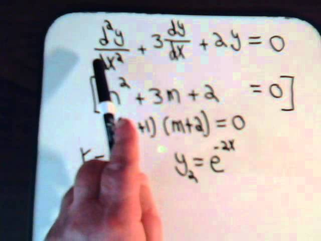 Auxiliary Equation With Real & Distinct Roots - Example 1