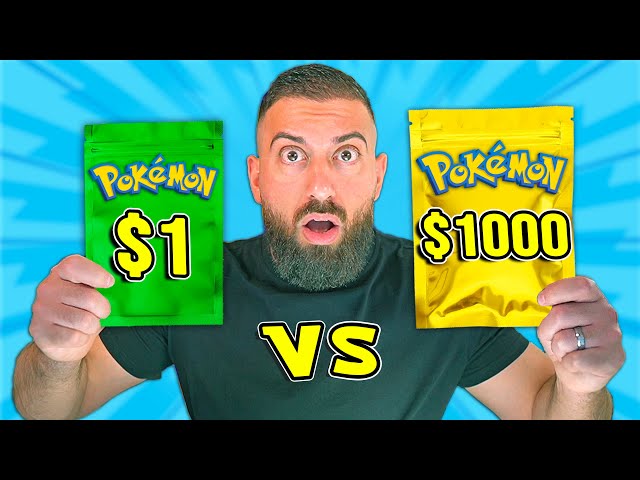 $1 Vs $1,000 Pokemon Booster Pack