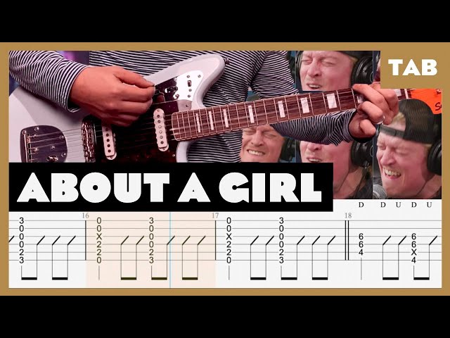 Nirvana - About a Girl (Electric Version) - Guitar Tab | Lesson | Cover | Tutorial
