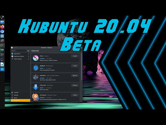 Initial Look at Kubuntu 20.04 Beta