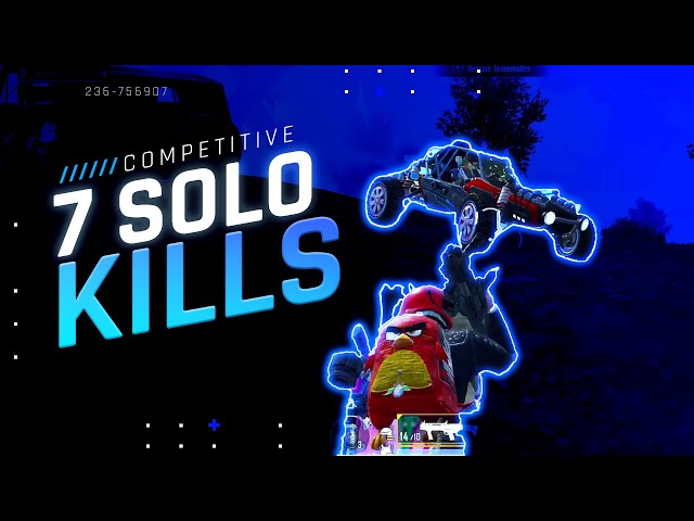 NEW LINEUP! NEW SKILL SET! | BGMI COMPETITIVE GAMEPLAY | 7 SOLO KILL HIGHLIGHTS