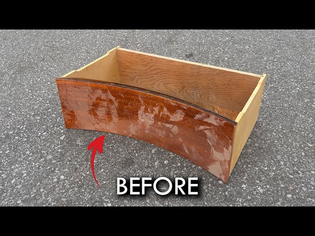 Turning a Single Drawer into a Modern Nightstand | Furniture Makeover