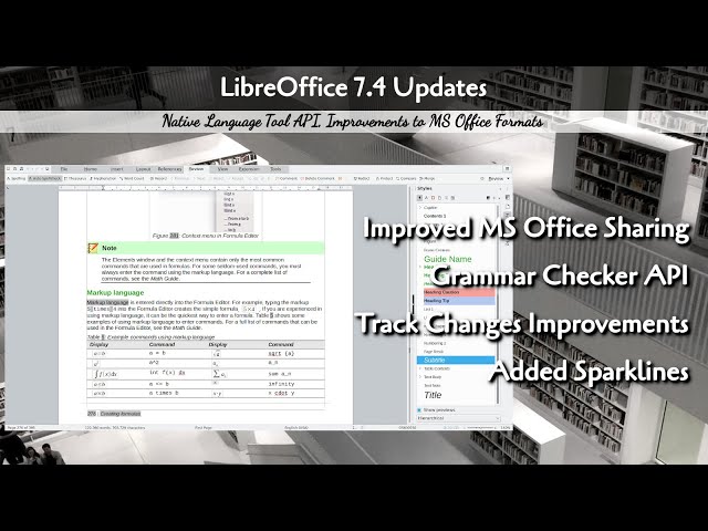 What is New in LibreOffice 7.4 (Aug 22 Update)