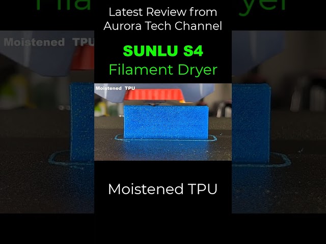 SUNLU S4 filament dryer 70C max temp #filament #3dprinters #3dprinting #filamentextruder #filament