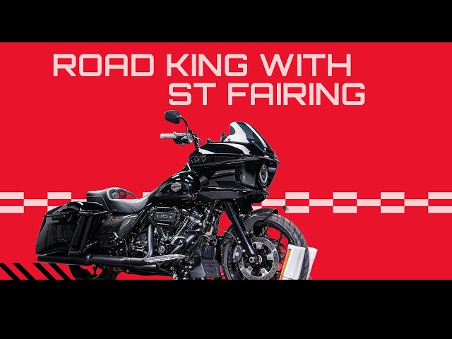 Advanblack ST Faring on a Road King Special!
