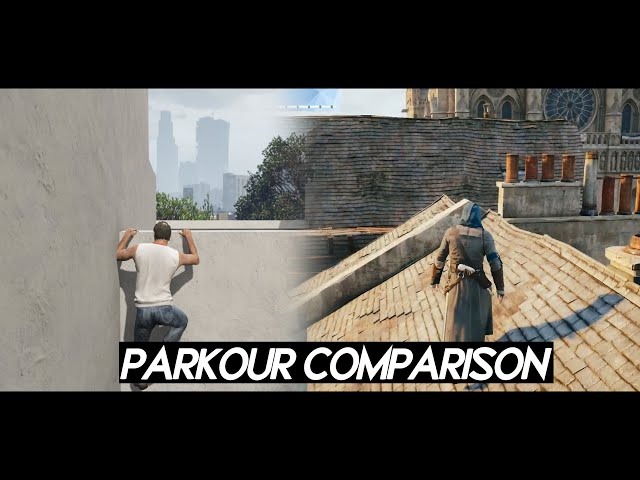 Rockstar Games VS Ubisoft Games PARKOUR Comparison 2021 | Which company does it better?